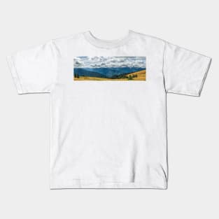 Olympic Mountains Kids T-Shirt